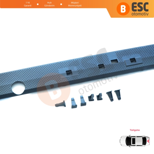 Mercedes Sprinter W901 W902 W903 W904 VW LT MK2 1996-2006 9017660119 İçin Arka Bagaj Kapı Alt Plaka Eşik Kaplama Bakaliti