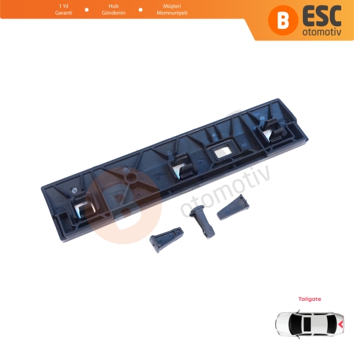 Mercedes Sprinter W901 W902 W903 W904 VW LT MK2 1996-2006 9017660219 İçin Arka Bagaj Kapı Üst Plaka Kaplama Bakaliti