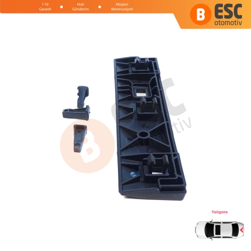 Mercedes Sprinter W901 W902 W903 W904 VW LT MK2 1996-2006 9017660219 İçin Arka Bagaj Kapı Üst Plaka Kaplama Bakaliti