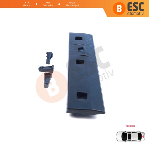 Mercedes Sprinter W901 W902 W903 W904 VW LT MK2 1996-2006 9017660219 İçin Arka Bagaj Kapı Üst Plaka Kaplama Bakaliti