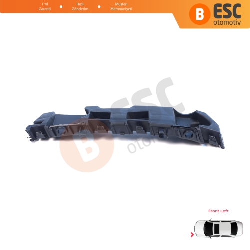 Renault Dacia Logan Sandero Stepway MK2 Symbol MK3 Makyajlı Kasa 2017-On 631438295R için Ön Sol Tampon İç Bağlantı Braket Ayağı
