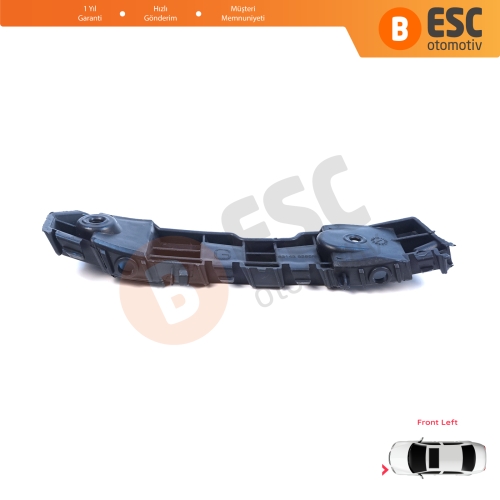 Renault Dacia Logan Sandero Stepway MK2 Symbol MK3 Makyajlı Kasa 2017-On 631438295R için Ön Sol Tampon İç Bağlantı Braket Ayağı