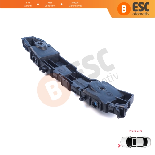 Renault Dacia Logan Sandero Stepway MK2 Symbol MK3 Makyajlı Kasa 2017-On 631438295R için Ön Sol Tampon İç Bağlantı Braket Ayağı