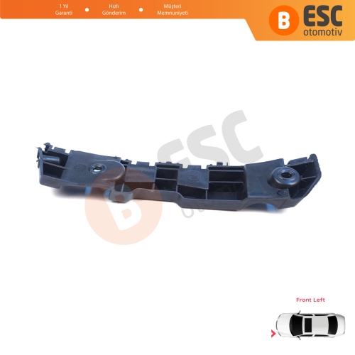 Renault Dacia Logan Sandero Stepway MK2 Symbol MK3 Makyajlı Kasa 2017-On 631438295R için Ön Sol Tampon İç Bağlantı Braket Ayağı