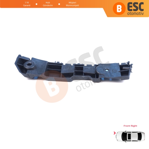 Renault Dacia Logan Sandero Stepway MK2 Symbol MK3 Makyajlı Kasa 2017-On 631427999R için Ön Sağ Tampon İç Bağlantı Braket Ayağı
