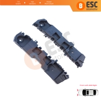 Renault Dacia Logan Sandero Stepway MK2 Symbol MK3 Makyajlı Kasa 2017-On 631438295R 631427999R için Ön Sağ Sol Tampon İç Bağlantı Braket Ayağı