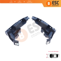 Renault Symbol Thalia MK2 LU 2008-2012 8200699903 8200699911 için Ön Sağ Sol Tampon İç Bağlantı Braket Ayağı