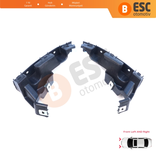 Renault Symbol Thalia MK2 LU 2008-2012 8200699903 8200699911 için Ön Sağ Sol Tampon İç Bağlantı Braket Ayağı