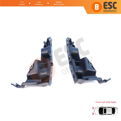 Renault Symbol Thalia MK2 LU 2008-2012 8200699903 8200699911 için Ön Sağ Sol Tampon İç Bağlantı Braket Ayağı