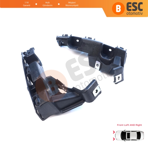 Renault Symbol Thalia MK2 LU 2008-2012 8200699903 8200699911 için Ön Sağ Sol Tampon İç Bağlantı Braket Ayağı