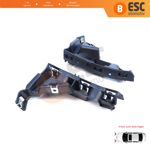 Renault Symbol Thalia MK2 LU 2008-2012 8200699903 8200699911 için Ön Sağ Sol Tampon İç Bağlantı Braket Ayağı
