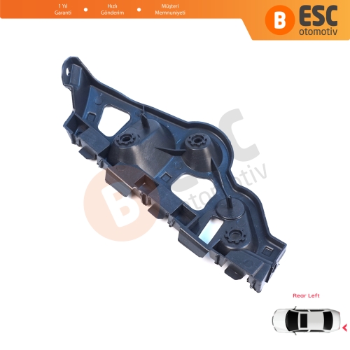 Renault Dacia Sandero MK2 B52 B8 2012-2016 Makyajsız Kasa 850459391R için Arka Sol Tampon İç Bağlantı Braket Ayağı