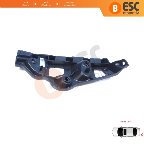 Renault Dacia Sandero MK2 B52 B8 2012-2016 Makyajsız Kasa 850459391R için Arka Sol Tampon İç Bağlantı Braket Ayağı