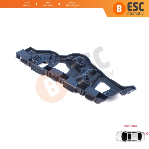 Renault Dacia Sandero MK2 B52 B8 2012-2016 Makyajsız Kasa 850440810R  için Arka Sağ Tampon İç Bağlantı Braket Ayağı