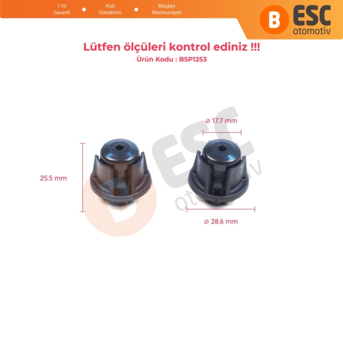 Renault Megane MK4 Laguna MK3 Vel Satis 8200080015 için 2 Adet Arka Bagaj Kapak Amortisör Takozu
