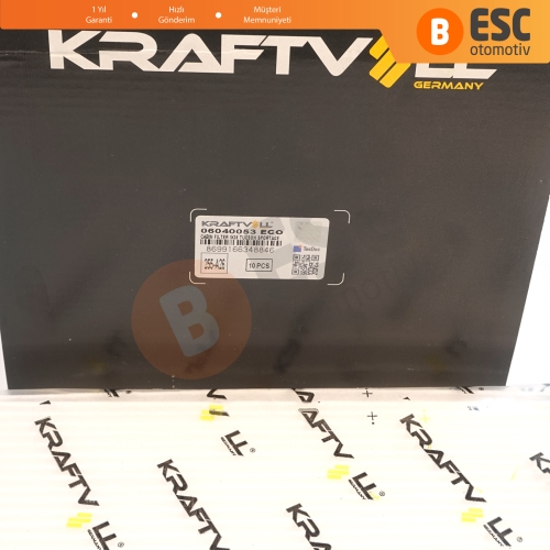 Hyundai Tucson MK1 JM MK3 TL Elantra MK4 HD ix35 MK2 i30 MK2 GD i20 MK2 GB Ioniq AE için 10 Adet Orjinal KRAFTVOLL 06040053 Polen Filtresi