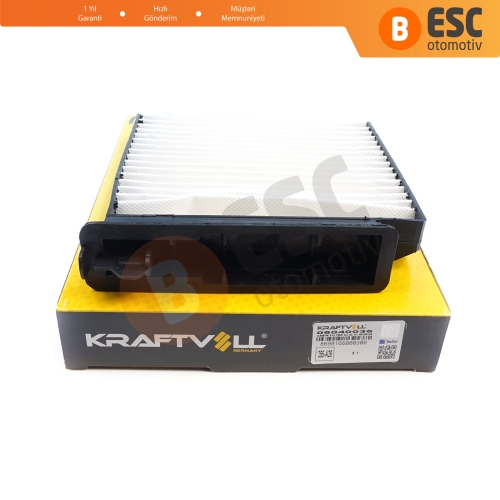 Dacia Duster MK2 Logan MK1 Sandero MK1 için Orjinal KRAFTVOLL 06040036 Polen Filtresi