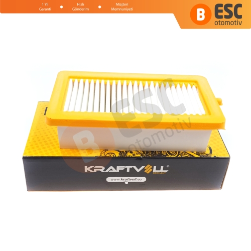 Renault Kaptur HA Arkana MK1 Clio MK5 Captur MK2 için Orjinal KRAFTVOLL 06010332 Hava Filtresi