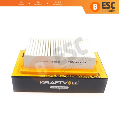 Renault Kaptur HA Arkana MK1 Clio MK5 Captur MK2 için Orjinal KRAFTVOLL 06010332 Hava Filtresi