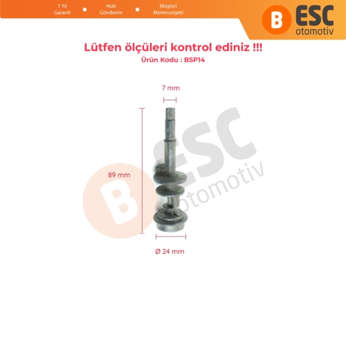 BMW 3 Serisi E36 5 E34 E60 7 E32 E38 8 E31 X5 E53 32321095824 İçin Kontak Ateşleme Kilit Silindir Mili
