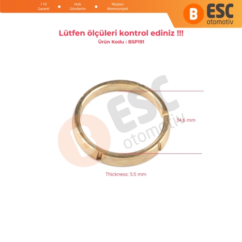 VW Transporter MK5 2003-2016 2.5 TDI İçin Şanzıman Aks Mili Frezesi Konik Halka