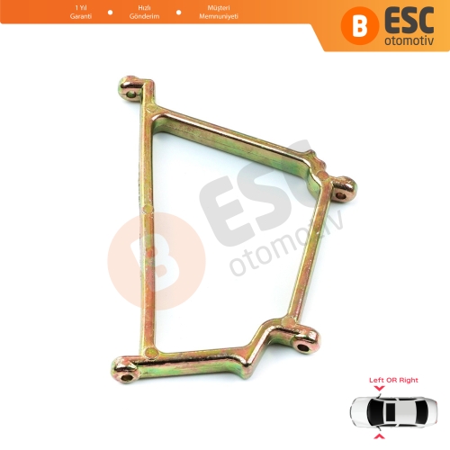 Mercedes W210 S210 W202 S202 W140 için Katlanır Yan Dikiz Ayna Destek Onarım Metal Çerçeve Braketi Sol veya Sağ