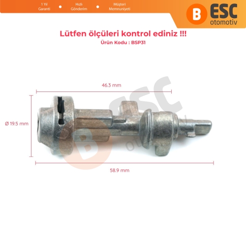 Toyota Corolla E9 E90 1987-2005 İçin Kontak Şaft Ateşleme Kilit Silindir Mili No: 8