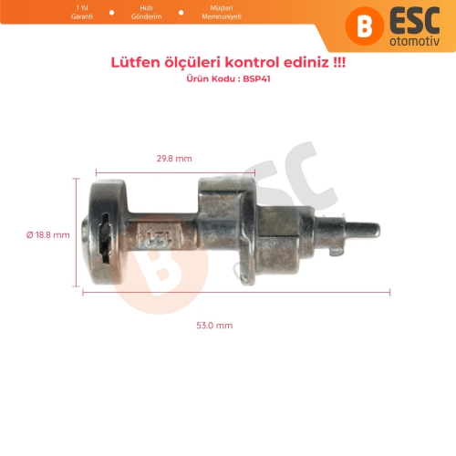 Toyota Starlet MK4 P8 1989-1996 İçin Kontak Şaft Ateşleme Kilit Silindir Mili