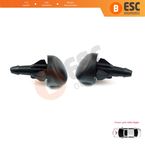 Renault Clio MK2 Symbol Thalia MK1 MK2 7700413545  İçin 2 Adet Ön Cam Silecek Su Fıskiye Memesi
