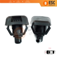 Fiat Citroen Peugeot Alfa Romeo Ypsilon 735277664 6438J0 46454320 7767818 İçin 2 Adet Ön Cam Silecek Su Fıskiye Memesi