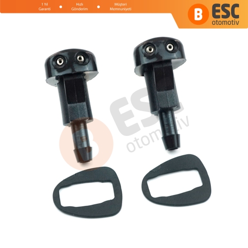 Hyundai Accent Getz Kia Spectra Sephia 98630-22000 0K2AA-67510 İçin 2 Adet Ön Cam Silecek Su Fıskiye Memesi
