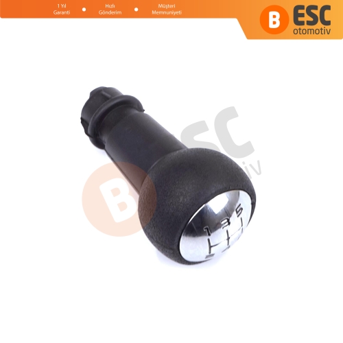 Peugeot 106 107 206 207 208 301 306 307 308 406 508 605 807 Partner Citroen C1 C2 C3 C4 C8 Elysee Saxo 2403AJ İçin Siyah Krom Renk 5 Vites Topuzu
