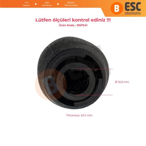 Renault Dacia Nissan Opel İçin Siyah Krom Vites Topuzu 328650024R