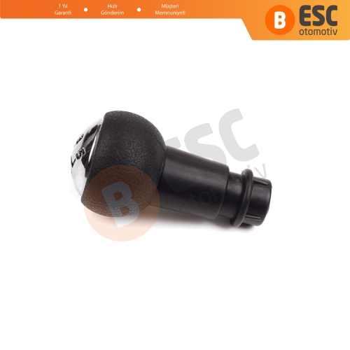 Peugeot 106 107 206 207 208 301 306 307 308 406 508 605 807 Partner Citroen C1 C2 C3 C4 C8 Elysee Saxo 2403CN İçin Siyah Krom Renk 5 Vites Topuzu