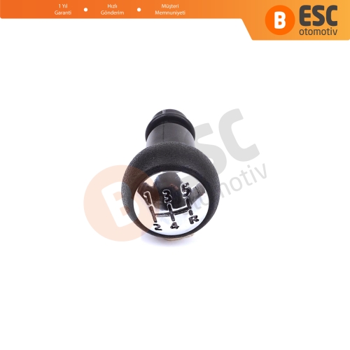 Peugeot 106 107 206 207 208 301 306 307 308 406 508 605 807 Partner Citroen C1 C2 C3 C4 C8 Elysee Saxo 2403CN İçin Siyah Krom Renk 5 Vites Topuzu