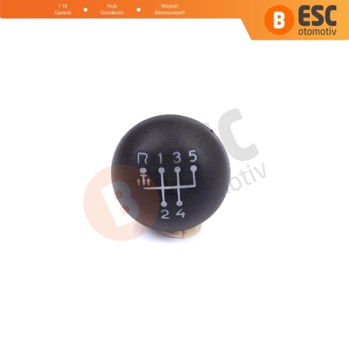 Renault 11 1981-2001 9 L42 1981-2001  7702254889 İçin Siyah Renk 5 Vites Topuzu
