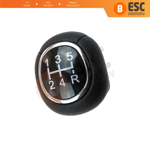 Ford Focus MK1 1998-2009 XS4R7217AA İçin Siyah Krom Renk 5 Vites Topuzu