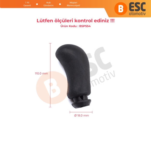 Renault Clio MK3 Scenic Kangoo Megane Laguna MK2 Sandero Logan Duster Dokker 8200379950 İçin Siyah Renk 5 Vites Topuzu