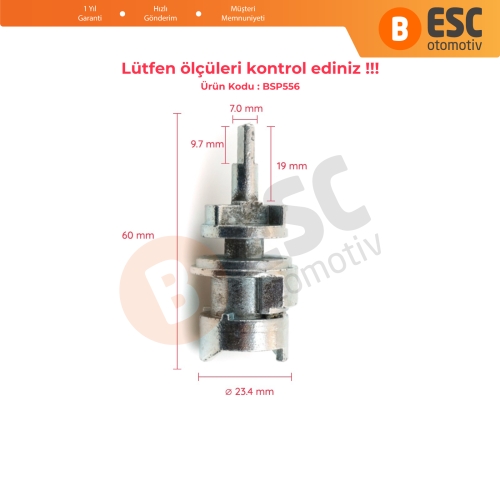 VW Audi Seat Skoda Ford 4B0905851 İçin Kontakt Şaftı Tamir Parçası 