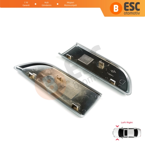 Renault Megane MK2 Scenic MK2 8200717150 İçin 2 Parça Sağ ve Sol Krom DCI Monogram Amblemi Yazısı