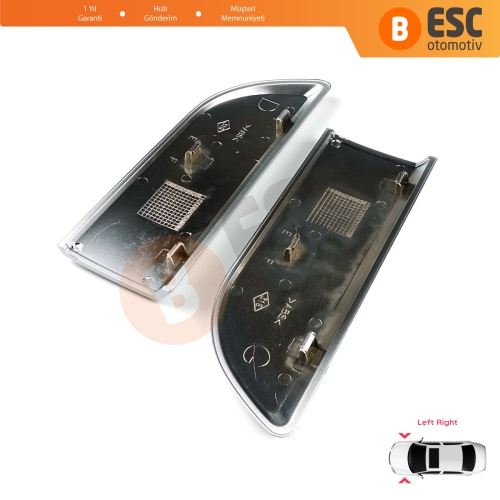 Renault Megane MK2 Scenic MK2 8200717150 İçin 2 Parça Sağ ve Sol Krom DCI Monogram Amblemi Yazısı