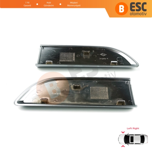 Renault Megane MK2 Scenic MK2 8200717150 İçin 2 Parça Sağ ve Sol Krom DCI Monogram Amblemi Yazısı