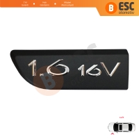 Renault Megane MK2 Scenic MK2 8200209130 İçin Sol Siyah 1 6 16V Amblem Yazısı 