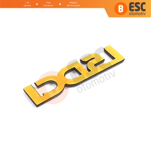 Renault Dacia Sandero Logan MK1 848900044R İçin Krom 1 5DCI Arka Bagaj Logo Amblem Monogram Yazısı 