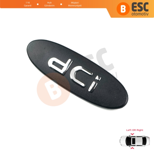 Renault Clio MK2 BB CB SB Kangoo MK1 KC0 FC0 1997-2009 8200083505 İçin Siyah dCi Sağ veya Sol Kapı Bandı Çıta Yazısı