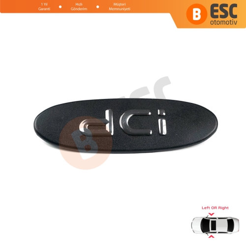 Renault Clio MK2 BB CB SB Kangoo MK1 KC0 FC0 1997-2009 8200083505 İçin Siyah dCi Sağ veya Sol Kapı Bandı Çıta Yazısı
