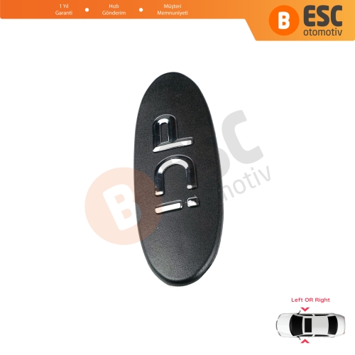 Renault Clio MK2 BB CB SB Kangoo MK1 KC0 FC0 1997-2009 8200083505 İçin Siyah dCi Sağ veya Sol Kapı Bandı Çıta Yazısı