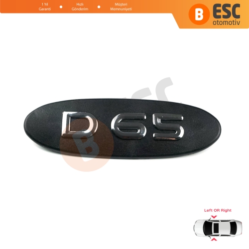 Renault Kangoo MK1 X76 KC0/1 Express 1997-2009 7700310092 İçin Siyah D65 Sağ veya Sol Kapı Bandı Çıta Yazısı 