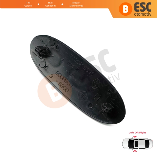 Renault Kangoo MK1 X76 KC0/1 Express 1997-2009 7700310092 İçin Siyah D65 Sağ veya Sol Kapı Bandı Çıta Yazısı 