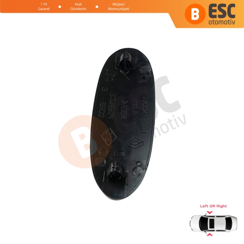 Renault Kangoo MK1 X76 KC0/1 Express 1997-2009 7700310092 İçin Siyah D65 Sağ veya Sol Kapı Bandı Çıta Yazısı 